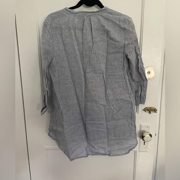 Jcrew chambray swimsuit coverup. Size small. - Picture 3 of 4